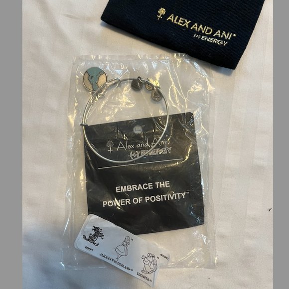 Disney Alex and Ani Cinderella Blue Silhouette Bracelet - Picture 4 of 5